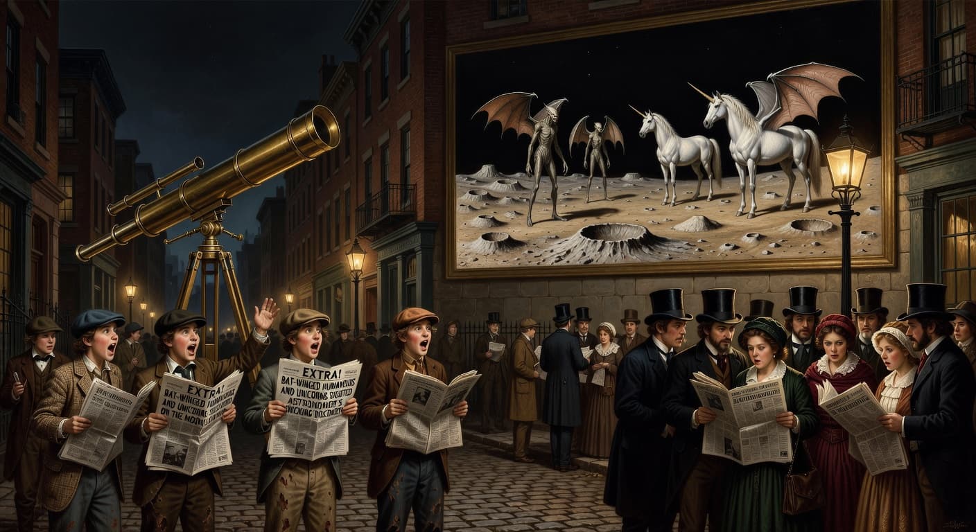 The Great Moon Hoax of 1835