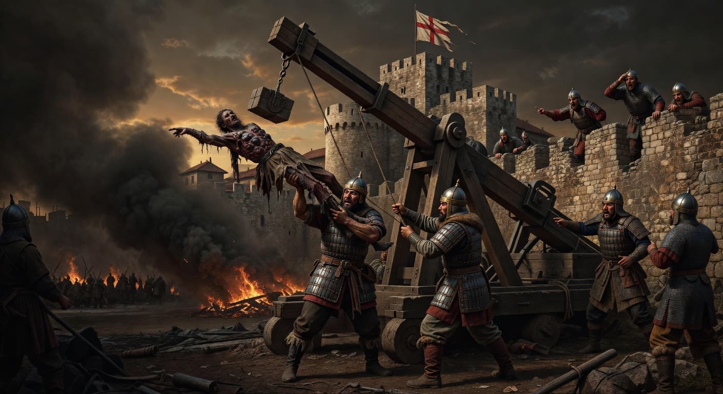 The Siege of Caffa and the Black Death